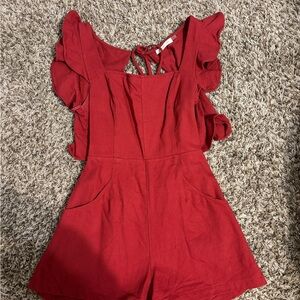 Mustard Seed Scarlet Romper